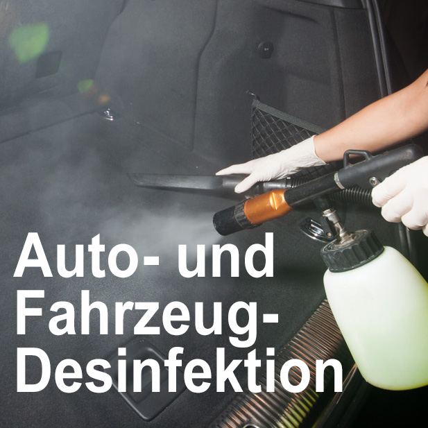 Auto- und Fahrzeug-Desinfektion